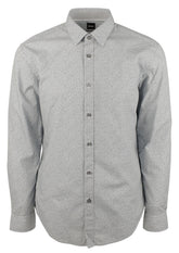 Hugo Boss Men's Ronni Slim Fit Long Sleeves Shirt DB X Large