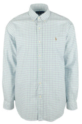 Polo Ralph Lauren Men's Classic Fit Plaid Long Sleeves Oxford Shirt