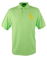 Polo Ralph Lauren Men's Big&Tall Big Pony Short Sleeve Mesh Polo Shirts-FG-1XB
