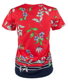 Lauren Ralph Lauren Women's Plus Floral Jersey Shirt