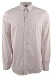 Michael Kors Men's Printed Trim Stretch Long Sleeve Shirt WRd XL