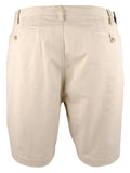 Men's Big & Tall Stretch Classic Fit 10 Inch Chino Shorts Beige 40 T