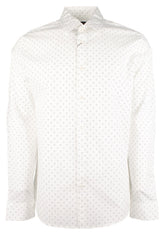 Michael Kors Men's Stretch Slim Fit Long Sleeve Shirt
