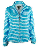 Ralph Lauren Active Women's Zip Up Striped Active Jacket
