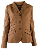 Ralph Lauren Women's Petite Faux Suede Trim Blazer Jacket 4P