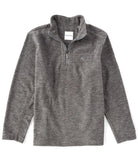 Tommy Bahama Erkek Cloud Peak Yarım Fermuarlı Polar Kazak Kül Grisi Küçük