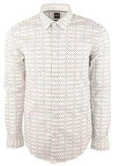 Hugo Boss Men's Ronni Slim Fit Long Sleeve Shirt Medium Multicolor