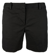 Michael Kors Women's Plus Size Stretch Chino Shorts Black 24W