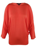Lauren Ralph Lauren Women's Plus Knit Jersey Casual Top