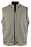 Tommy Bahama - Chaleco reversible con cremallera completa Flipsider para hombre, talla mediana