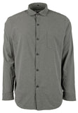 Men's Coast Sands Long Sleeve Button Down Shirt Black Medium