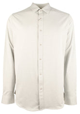 Men's Stretch Gingham Slim Fit Long Sleeve Shirt Opl Small