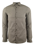 Michael Kors Men's Diamond Print Long Sleeve Slim Fit Shirt B M