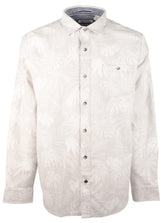 Camisa de franela Tommy Bahama Canyon Beach Cloudy Fronds para hombre, color ceniza medio