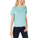 Eileen Fisher Women's Organic Linen Jersey T Shirt