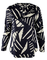 Lauren Ralph Lauren Women's Crepe Split Neck Tunic-NI-1X