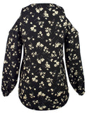 Ralph Lauren Women's Floral Cold Shoulder Top