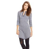 Lauren Jean Co. Women's Long Sleeve Striped Shirt Dress