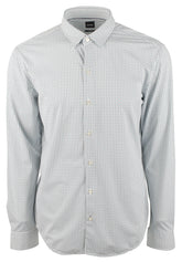 Hugo Boss Men's Robbie Sharp Fit Long Sleeves Shirt-PB-XX-Large Pastel Blue