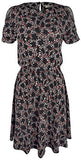 Michael Kors Women's Floral Cold Shoulder Dress B XS