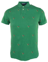 Polo Ralph Lauren Men's Embroidered Anchor Flag Polo Shirt Grn Small