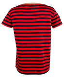 Lauren Ralph Lauren Women's Stripe Button Shoulder T Shirt