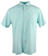 Camisa de manga corta Tommy Bahama Zaldera Silk Camp para hombre (talla GS-S)