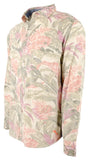 Men's Coastline Cord Lush Vines Leaf Print Corduroy Button-Down...