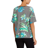 Lauren Ralph Lauren Women's V Neck Striped T Shirt