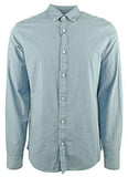 Michael Kors Men's Slim Fit Light Wash Long Sleeve Shirt