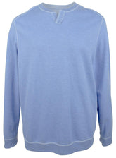 Tommy Bahama Men's Flipfield Abaco Reversible Sweatshirt (4X Big, Big Sky Blue Heather)