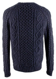 Customer Return Polo Ralph Lauren Men's Long Sleeved Wool Blend Sweater Navy Blue Large
