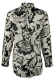 Lauren Ralph Lauren Women's Petite Paisley Print Button Down Shirt