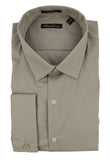 Kenneth Cole New York Men's Stretch Slim Fit French Cuff Sleeve Shirt Mrcry