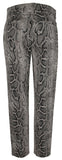Michael Kors Women's Plus Size Snakeskin Print Stretch Twill Pants