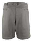 Tommy Bahama - Pantalones cortos chinos Boracay de 25 cm con frente plano para hombre, talla grande y alta, gris niebla, talla 44 RG