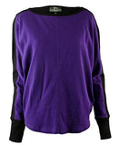 Ralph Lauen Women's Waffle Knit Colorblocked Top PB XS