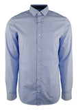 Michael Kors Men's Long Sleeve Swirl Print Slim Fit Shirt B XL