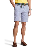 Polo Ralph Lauren Men's Stretch Classic Fit 9 Inch Inseam Seersucker Shorts