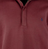 POLO RALPH LAUREN Men's Big & Tall Double-Knit Quarter Snap Pullover Shirt Rd...