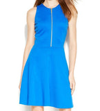 Michael Kors Women's Sleeveless Zip Front Dress AB 10
