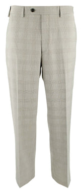 Ralph Comfort Flex Flat Front Dress Pants-BW-33Wx30L Black/White