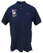 Polo Ralph Lauren Men's Classic Fit Mesh Nautical Short Sleeve Polo Shirt HNvy