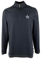 Sudadera de manga larga Tommy Bahama NFL Cowboys para hombre, color azul vaquero, talla pequeña