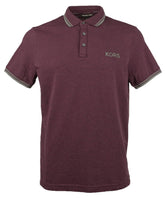 Men's Kors Embroidered Polo Shirt-AM-X-Large Ash Melange
