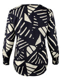 Lauren Ralph Lauren Women's Crepe Split Neck Tunic-NI-1X
