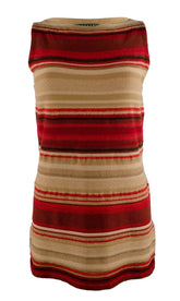 Lauren Ralph Lauren Women's Petite Sleeveless Striped Knit Top