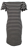 Lauren Ralph Lauren Women's Off-the-Shoulder Striped Dress-PB-L