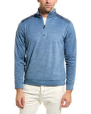 Tommy Bahama - Jersey de media cremallera New Roger Point IslandZone para hombre, talla pequeña, Oslo