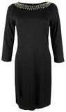 Vestido Darcy de Tommy Bahama con cuentas y mangas 3/4 para mujer, talla extra pequeña, negro